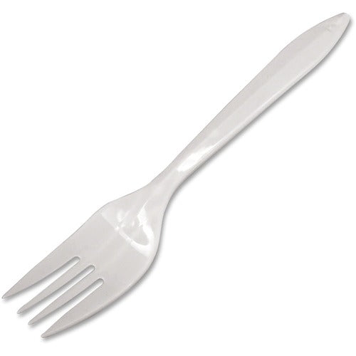 Dart DCCF6BW Style Setter Medium-weight Plastic Cutlery