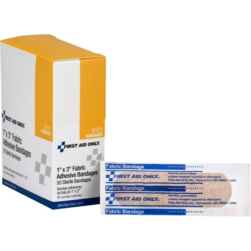 First Aid Only FAOG121 1"x3" Fabric Bandages