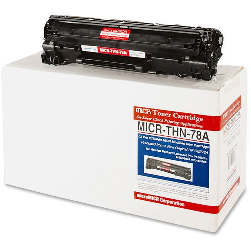 microMICR MCMMICRTHN78A MICR Laser Toner Cartridge CE278A - Black - 1 Each