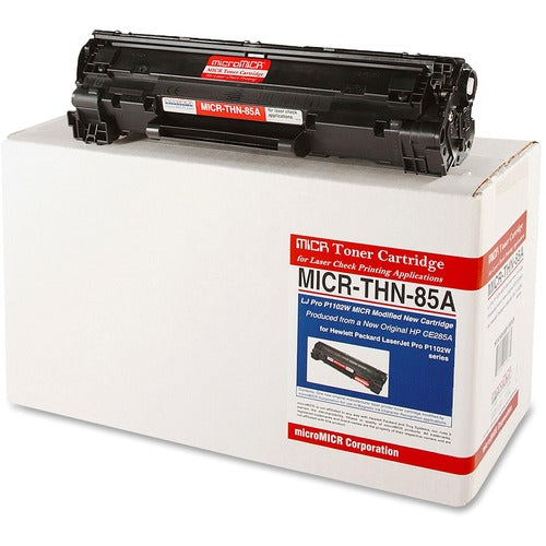 microMICR MCMMICRTHN85A MICR Laser Toner Cartridge CE285A - Black - 1 Each