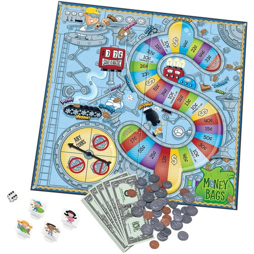 Learning Resources LRNLER5057 Money Bags Coin Value Game