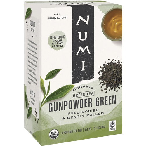 Numi NUM10109 Organic Gunpowder Green Tea Bag