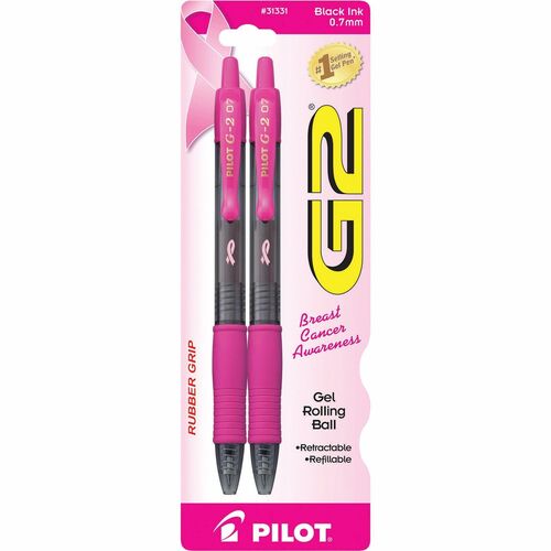 Pilot PIL31331 G2 Rubber Grip BCA Gel Rollingball Pens