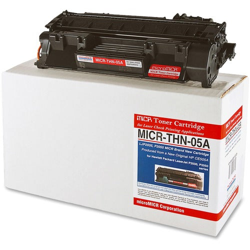 microMICR MCMMICRTHN05A MICR Laser Toner Cartridge CE505A - Black - 1 Each