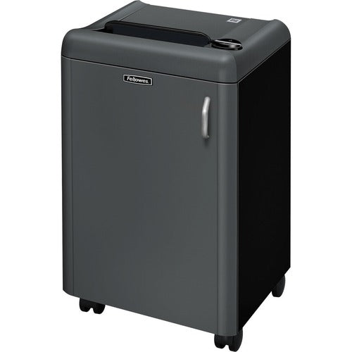 Fellowes FEL3306301 Powershred Hs-440 Shredder (High Security) - Taa - Cross Cut - 10 Per Pass - For Shredding Paper - 31.3 Mil X 0.19" Shred Size - P-7 - 16 Ft/Min - 9.50" Throat - 9.25 Gal Wastebin Capacity - Black, Gray - Taa Compliant