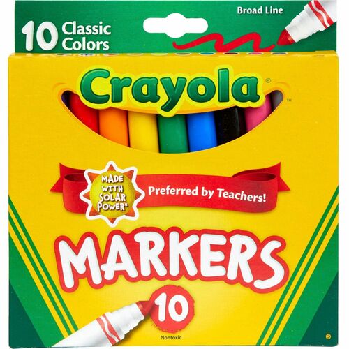 Crayola CYO587722 Classic Colors Broad Line Markers