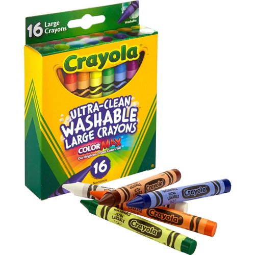 Crayola CYO523281 Ultra-Clean Washable Large Crayons