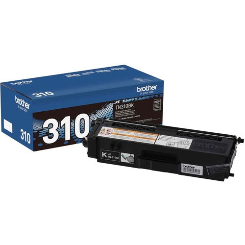 Brother BRTTN310BK TN310BK Original Laser Toner Cartridge - Black - 1 Each