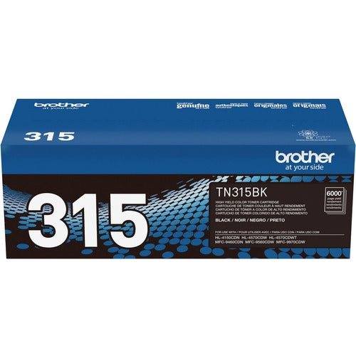 Brother BRTTN315BK TN315BK Original Laser Toner Cartridge - Black - 1 Each