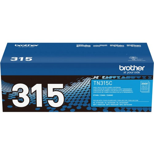 Brother BRTTN315C TN315C Original Laser Toner Cartridge - Cyan - 1 Each