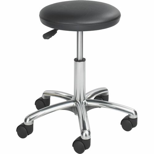 Safco SAF3434BL Economy Lab Stool - 250 Lb Load Capacity - 21" - Black