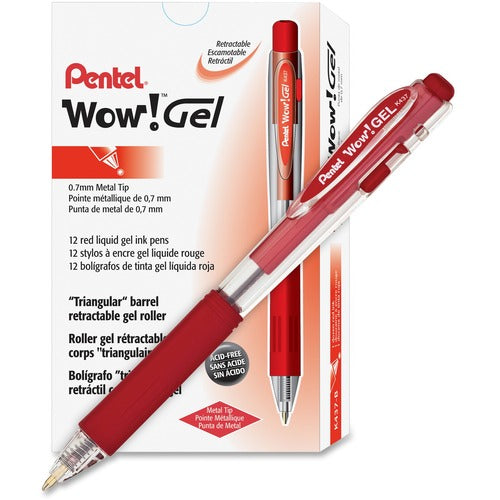 Pentel PENK437B Wow! Gel Pens
