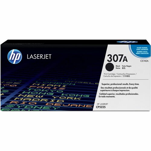 HP HEWCE740A 307A (CE740A) Original Laser Toner Cartridge - Single Pack - Black - 1 Each