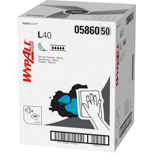 Wypall KCC05860 Power Clean L40 Extra Absorbent Towels