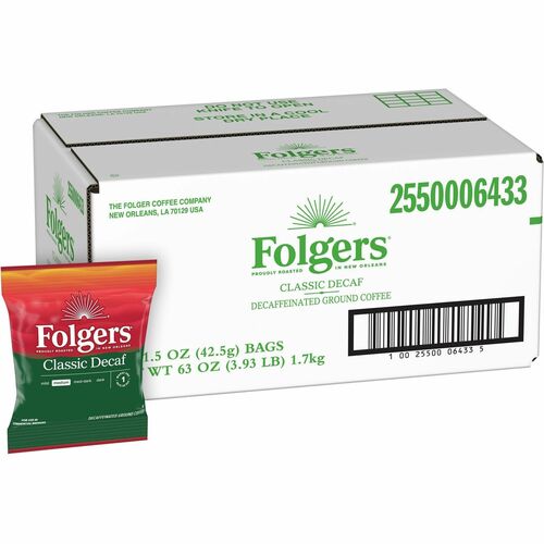 Folgers® FOL06433 Fraction Pack Classic Decaf Coffee