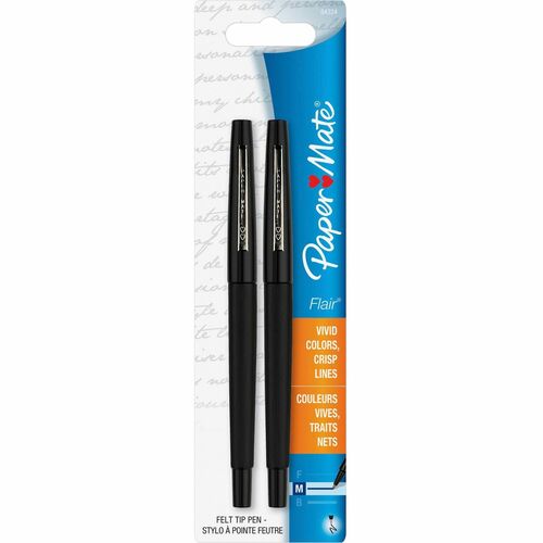Paper Mate PAP8432452PP Flair Point Guard Felt Tip Marker Pens