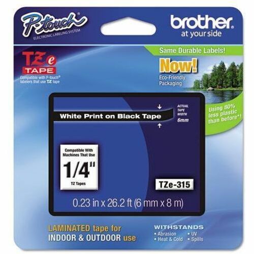 P-touch BRTTZE315 TZe Laminated Tape Cartridge