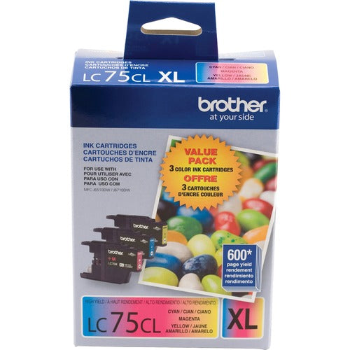 Brother BRTLC753PKS Innobella LC753PKS Original Inkjet Ink Cartridge - Cyan, Magenta, Yellow - 3 / Pack
