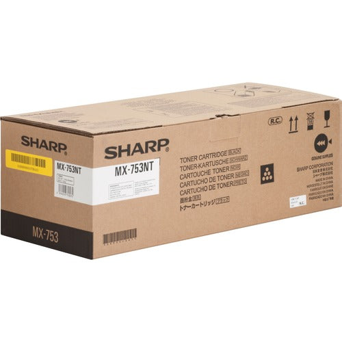 Sharp SHRMX753NT MX753NT Original Laser Toner Cartridge - Black - 1 Each