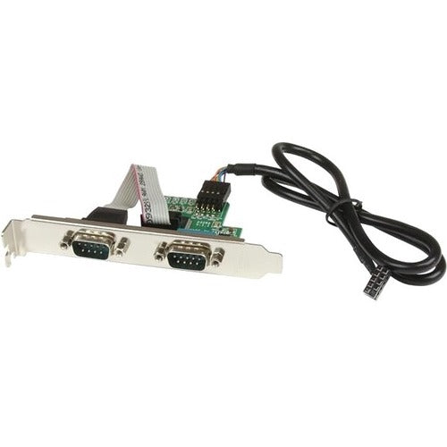 StarTech.com STCICUSB232INT2 24in Internal USB Motherboard Header to 2 Port Serial RS232 Adapter
