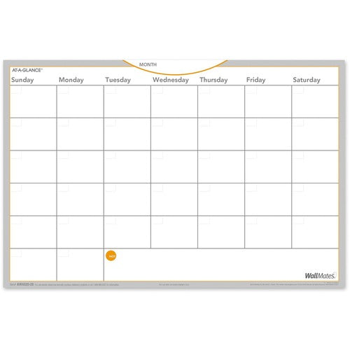 At-A-Glance AAGAW402028 WallMates Monthly Planning Surface