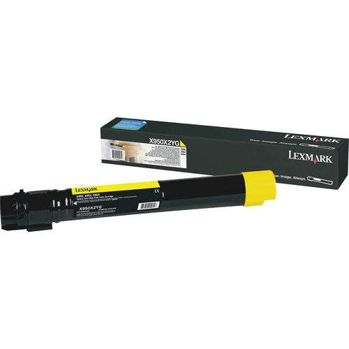 Lexmark LEXX950X2YG Extra High Yield Toner Cartridge - Laser - 22000 Page - 1 Each