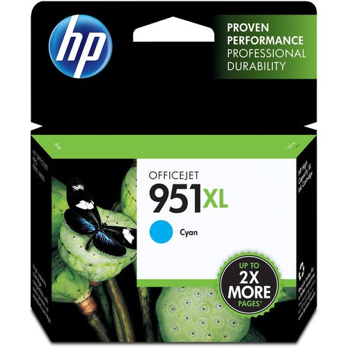 HP HEWCN046AN 951XL (CN046AN) Original Inkjet Ink Cartridge - Cyan - 1 Each