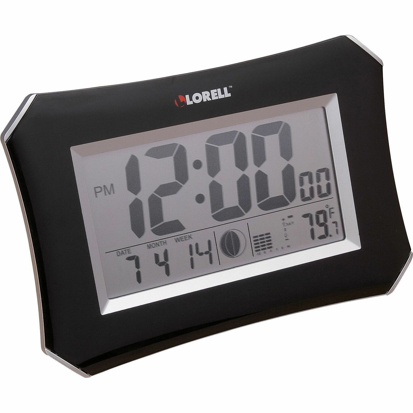 Lorell LLR60998 LCD Wall/Alarm Clock