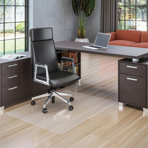 Deflecto DEFCM21442FPC Chair Mat - Hard Floor - 60" Length X 46" Width - Rectangle - Polycarbonate - Clear