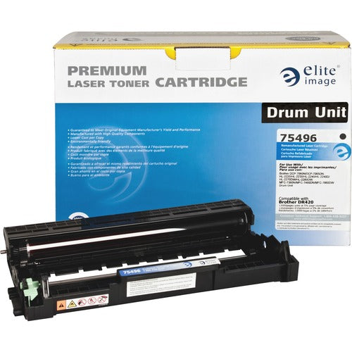 Elite Image ELI75496 Remanufactured Drum Cartridge Alternative For Brother Dr420 - 12000 Page - 1 Each