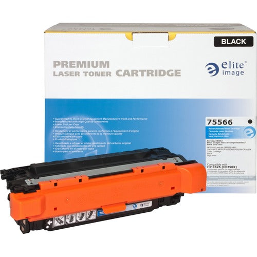 Elite Image ELI75566 Remanufactured High Yield Toner Cartridge Alternative For Hp 504X (Ce250X) - Laser - 10500 Page - 1 Each