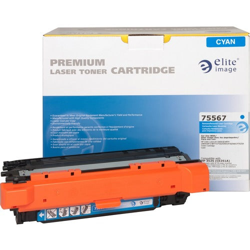 Elite Image ELI75567 Remanufactured Toner Cartridge Alternative For Hp 504A (Ce251A) - Laser - 7000 Page - 1 Each