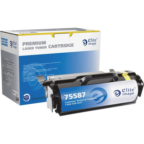 Elite Image ELI75587 Remanufactured High Yield Micr Toner Cartridge Alternative For Lexmark T65X (T650H21A) - Laser - 21000 Page - 1 Each