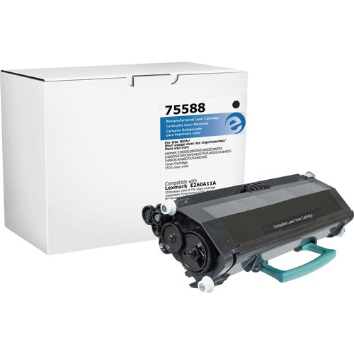 Elite Image ELI75588 Remanufactured Toner Cartridge Alternative For Lexmark E260 (E260A11A) - Laser - 3500 Page - 1 Each