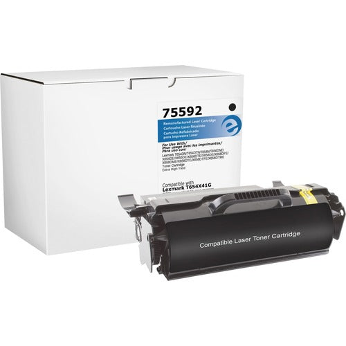 Elite Image ELI75592 Remanufactured Extra High Yield Toner Cartridge Alternative For Lexmark T654 (T654X11A) - Laser - 36000 Page - 1 Each