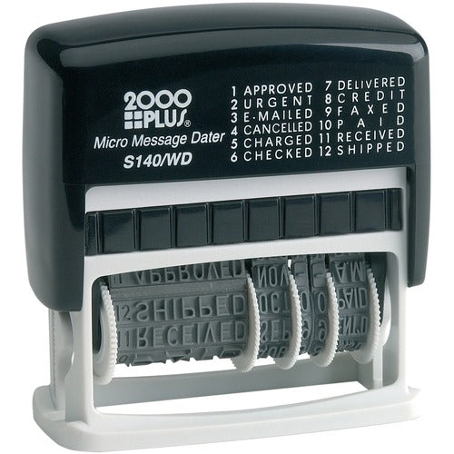 Cosco COS011090 2000 Plus Micro Message 6-year Dater Stamp
