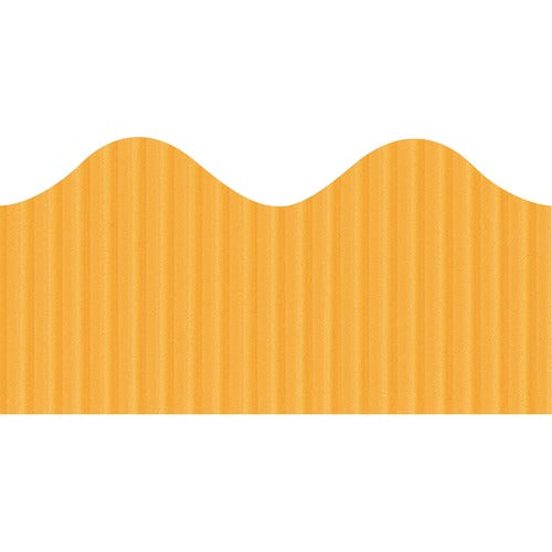 Bordette PAC37074 Pacon Bordette Decorative Border - Fade Resistant - 2.25" Width X 600" Length - Sunset Gold - 1 / Roll