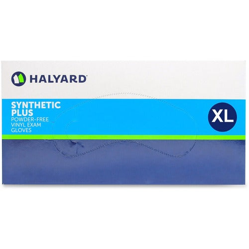 Halyard HLY55034 Synthetic Plus PF Vinyl Exam Gloves
