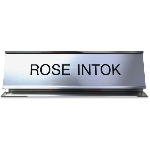 Xstamper XSTK51 Pedestal Aluminum Desk Sign