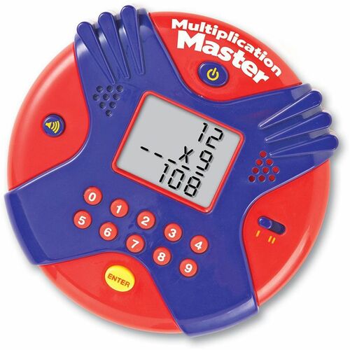 Learning Resources LRNLER6967 Multiplication Master Electronic Flash Card Game