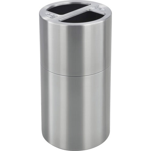 Safco SAF9931SS Dual Recycling Receptacle