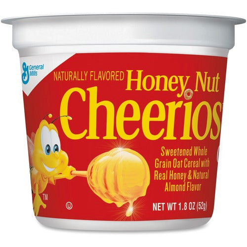 Cheerios GNMSN13898 Honey Nut Cereal-In-A-Cup