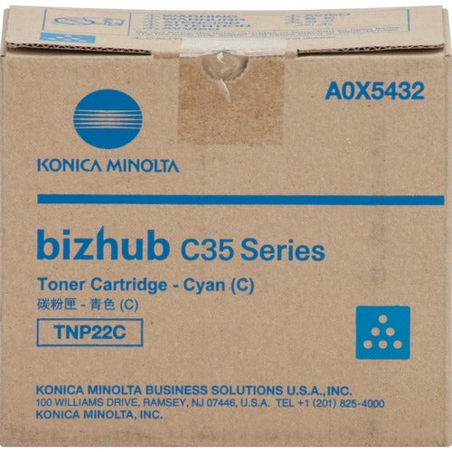 Konica Minolta KNMA0X5432 Original Laser Toner Cartridge - Cyan - 1 Each