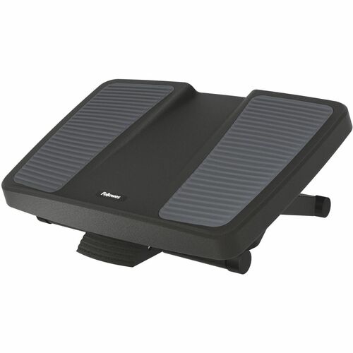 Fellowes FEL8067001 Ultimate Foot Rest Support - Adjustable, Massage - 6.50" Adjustment - Tilt - 17.8" X 13.3" X 4.1" - Black, Gray