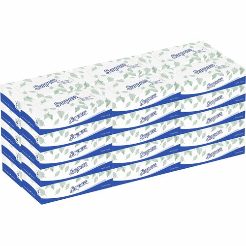 Surpass KCC21340 Flat Box Facial Tissue for Business