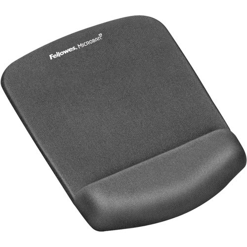 Fellowes FEL9252201 Plushtouch Mouse Pad/Wrist Rest With Foamfusion Technology - Graphite - 9.4" X 7.3" X 1" Dimension - Graphite - Polyurethane, Foam - Wear Resistant, Tear Resistant