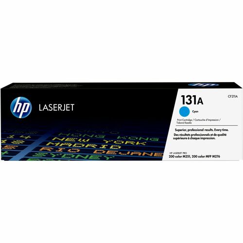 HP HEWCF211A 131A (CF211A) Original Standard Yield Laser Toner Cartridge - Single Pack - Cyan - 1 Each