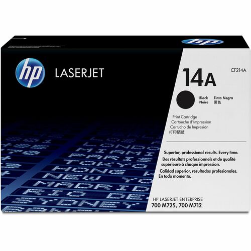 HP HEWCF214A 14A (CF214A) Original Laser Toner Cartridge - Single Pack - Black - 1 Each
