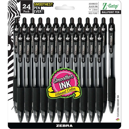 Zebra ZEB12221 Z-Grip Retractable Ballpoint Pens