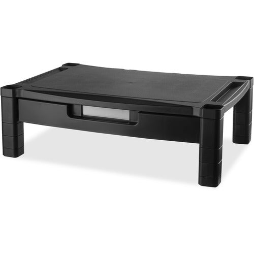 Kantek KTKMS520 Extra-Wide Height-Adjustable Monitor Stand with Organizing Drawer
